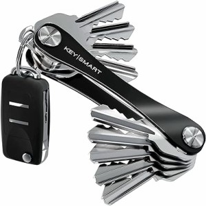 KeySmart（キースマート）コンパクト キー オーガナイザー、鍵 ホルダー、キーホルダー - かぎ14個、車キーフォ