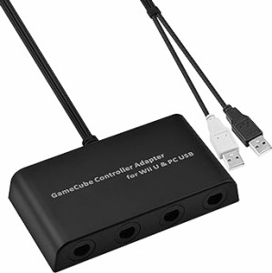 Wii U & PC用ゲームキューブコントローラ接続タップ ／4 PORTS [並行輸入品]