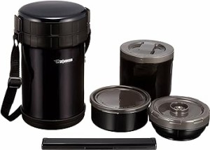 象印マホービン(ZOJIRUSHI) 保温弁当箱 ステンレス ランチジャー 茶碗 約4杯分 約 1.6合 電子レンジ 対