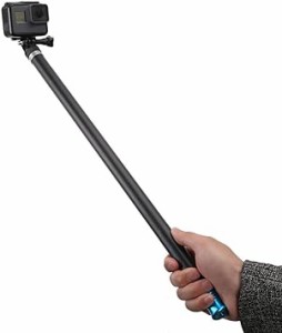 TELESIN GoPro 用 2.7m超長炭素繊維自撮り棒 54.5cm 270cm 二段階調節可能 Hero 11