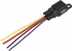 エーモン(amon) リレー 4線(4極) DC12V・360W(30A) 3236