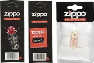 ZIPPO(ジッポー) メンテナンスセット コットン ウィック フリント 入り 純正品
