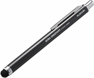 エレコム(ELECOM) タッチペン 超高感度タイプ ノック式 [ iPhone iPad android で使える]