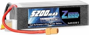 ゼエエ Zeee 6S リポバッテリー 22.2V 50C 5200mAh 大容量リポバッテリー XT90プラグ付き リ