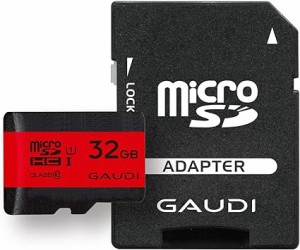 GAUDI microSDカード 32GB UHS-I Class10 Nintendo Switch/3DS 動作確認