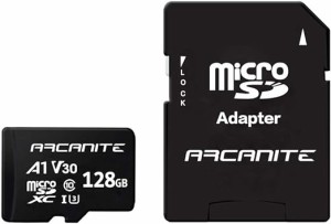 アルカナイト(ARCANITE) 128GB microSDXCカード UHS-I U3, A1, V30, 4K, C