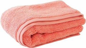 内野(UCHINO) バスタオル ピンク 約65×130cm とってもよく吸う 「ごくふわ」 高吸水 無撚糸