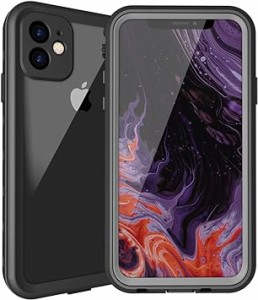 iphone 11防水ケース iphone 11カバー IP68規格 超強防水力 Qi充電対応 フェイスID 指紋認証対