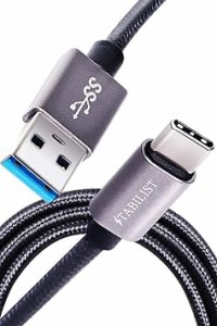 【家電雑誌掲載】 USB-Type-C ケーブル 3A 急速充電 1m USB3.0 変換 タイプc typec USB