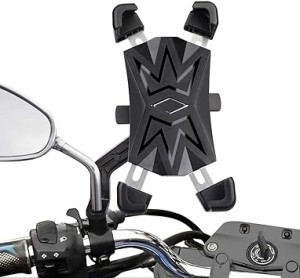 HASAGEI バイク スマホ ホルダー 自転車用 携帯ホルダー 最新改良 自動ロック 片手操作 落下防止 振れ止め 3