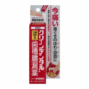 【第3類医薬品】 クリーンデンタルN 塗る歯槽膿漏薬 8g - 第一三共ヘルスケア ※ネコポス対応商品 [歯肉炎/歯ぐきのはれ]