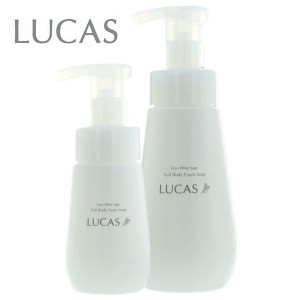 ルカス LUCAS ホワイトセージ全身浄化泡ソープ 900ml (専用容器2種付き) - アーシスト 