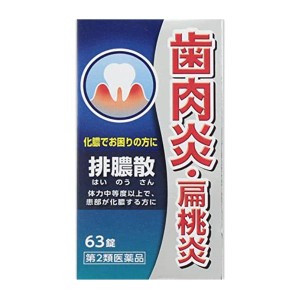 【第2類医薬品】 排膿散エキス錠J 63錠 - ジェーピーエス製薬 [はいのうさん/歯ぐきの腫れ]