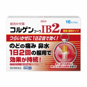 【指定第2類医薬品】 コルゲンコーワIB2 16カプセル - 興和 [セルフメディケーション税制対象] [発熱/のどの痛み]