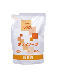 しっとりボディソープ詰替用   450ml - エスケー石鹸 