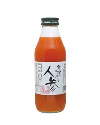 雪を割り掘り起こした人参ジュース(りんご果汁入) 500ml×12本 - いち粒 