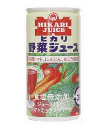 ヒカリ 野菜ジュース 無塩 190g×30本 - 光食品 [ヒカリ食品] 