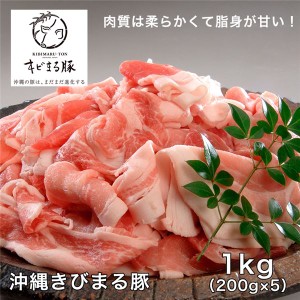 沖縄県産「キビマル豚」ミックススライス 200g×5 計1000g - レガーロ [豚肉/国内産]  ※クール便冷凍