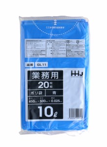 ポリ袋 10L 業務用 青 20枚入