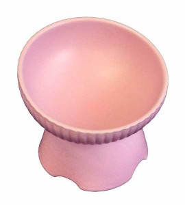 ペットのお茶碗 ピンク 直径13×高さ11cm