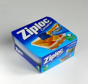 保存容器 Ziploc コンテナー 正方形 容量700ml 2個入