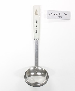 お玉 ミニサイズ(全長18.5cm) ＳＩＭＰＬＥ ＬＩＦＥ (100円ショップ 100円均一 100均一 100均)