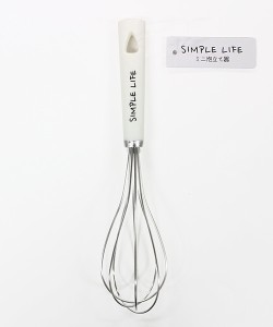 泡立て器 ミニサイズ(全長19cm) ＳＩＭＰＬＥ ＬＩＦＥ (100円ショップ 100円均一 100均一 100均)