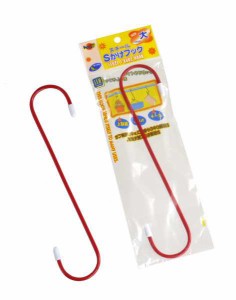 スチールSかけフック 大サイズ(23cm) 2個入 ［色指定不可］ (100円ショップ 100円均一 100均一 100均)