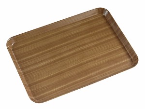 トレイ WOOD 30.5×21.5cm (100円ショップ 100円均一 100均一 100均)