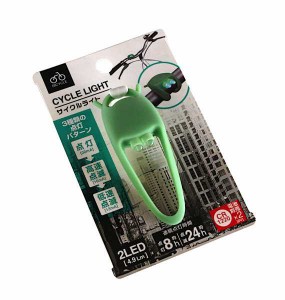 サイクルライト 2LED ［色指定不可］ (100円ショップ 100円均一 100均一 100均)