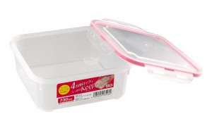 保存容器 フォーロックキーパー 容量730ml (100円ショップ 100円均一 100均一 100均)