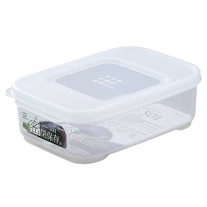 保存容器 イデアル501 長角小 浅型 容量590ml (100円ショップ 100円均一 100均一 100均)