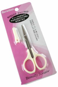 美容はさみ キャップ付 9cm (100円ショップ 100円均一 100均一 100均)