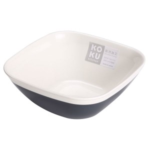 KOKU小鉢 スチールグレー 13.5×13.5×高さ5.5cm (100円ショップ 100円均一 100均一 100均)