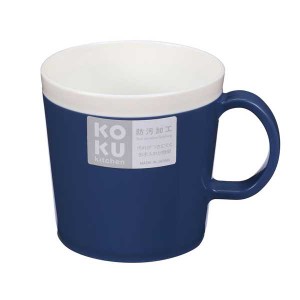 KOKUマグカップ アイアンブルー 8×11×高さ8cm (100円ショップ 100円均一 100均一 100均)