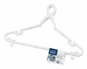 キャッチハンガー LAUND ROMAT 25×38cm 2本入 (100円ショップ 100円均一 100均一 100均)