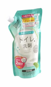 トイレ用洗剤 詰替用 2回分 除菌・消臭 さわやかなミントの香り 600ｍｌ (100円ショップ 100円均一 100均一 100均)