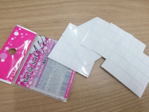 ネイルチップ用シール 20枚×5シート入 (100円ショップ 100円均一 100均一 100均)