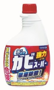 カビ除去剤 強力カビとりスーパー 付替用 泡タイプ 塩素系 400ｍｌ (100円ショップ 100円均一 100均一 100均)