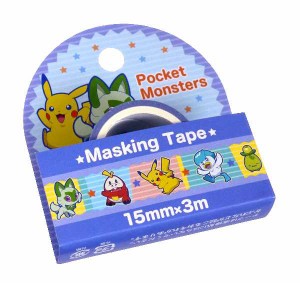 マスキングテープ ポケモンA 1.5cm×長さ3m (100円ショップ 100円均一 100均一 100均)