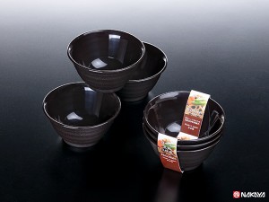 豆鉢 ほのか 茶 3個入 (100円ショップ 100円均一 100均一 100均)