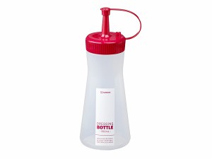 ドレッシングボトル レッド 容量350ｍｌ (100円ショップ 100円均一 100均一 100均)