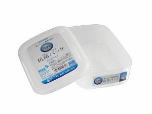 食品保存容器 抗菌パック 容量600ml (100円ショップ 100円均一 100均一 100均)