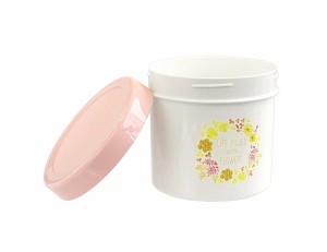 保存容器 花ポット 丸型 Ｍサイズ(650ｍｌ) ［色指定不可］ (100円ショップ 100円均一 100均一 100均)