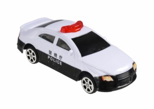 パトカー 緊急車両シリーズ プルバック式 (100円ショップ 100円均一 100均一 100均)