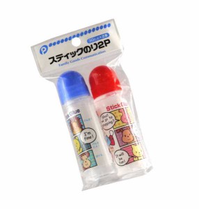 液体のり スティックのり 30cc 2本入 (100円ショップ 100円均一 100均一 100均)