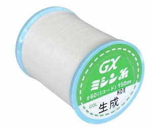 GXミシン糸 生成 60番 150m (100円ショップ 100円均一 100均一 100均)