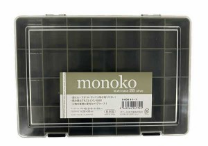 マルチケース monoko28 オリーブ 14.5×21×厚み2cm