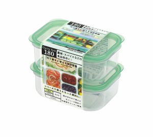 保存容器 クラリティパック 容量180ml 2個入 (100円ショップ 100円均一 100均一 100均)