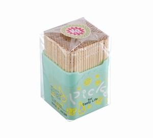 爪楊枝 メルヘン ケース付 ［色指定不可］ (100円ショップ 100円均一 100均一 100均)